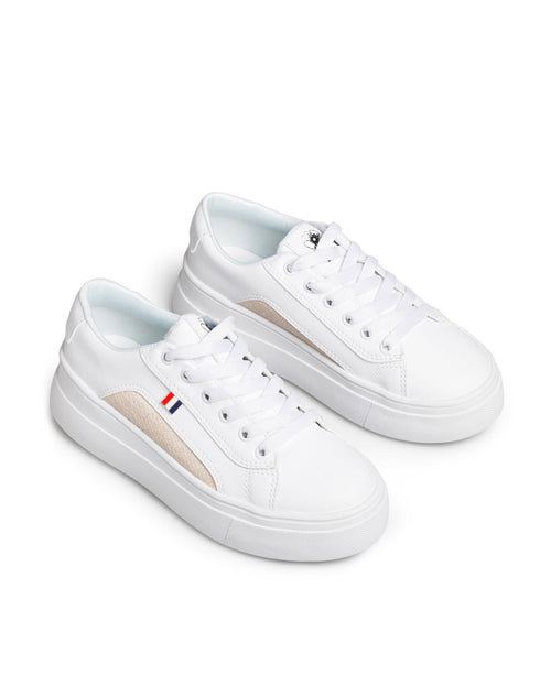 Tenis Blanco Suela Chunky 9117